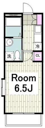 リブ白楽Aの物件間取画像